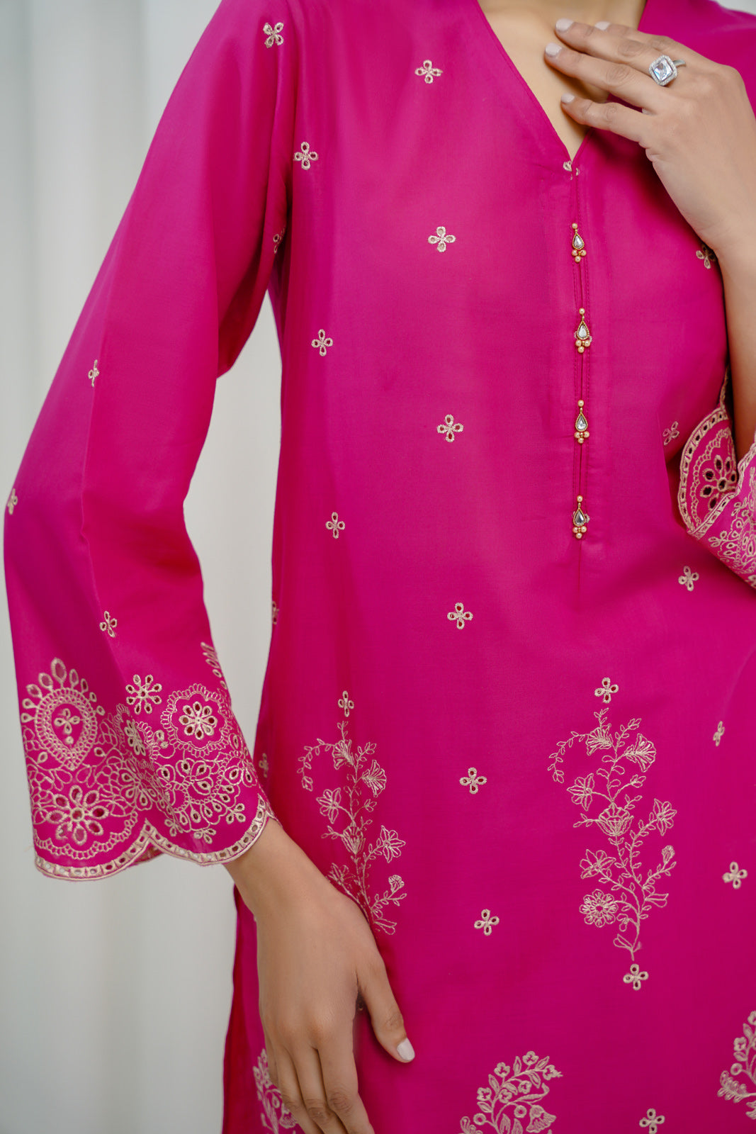 2 Piece Lawn Embroidered Suit (BA0140)