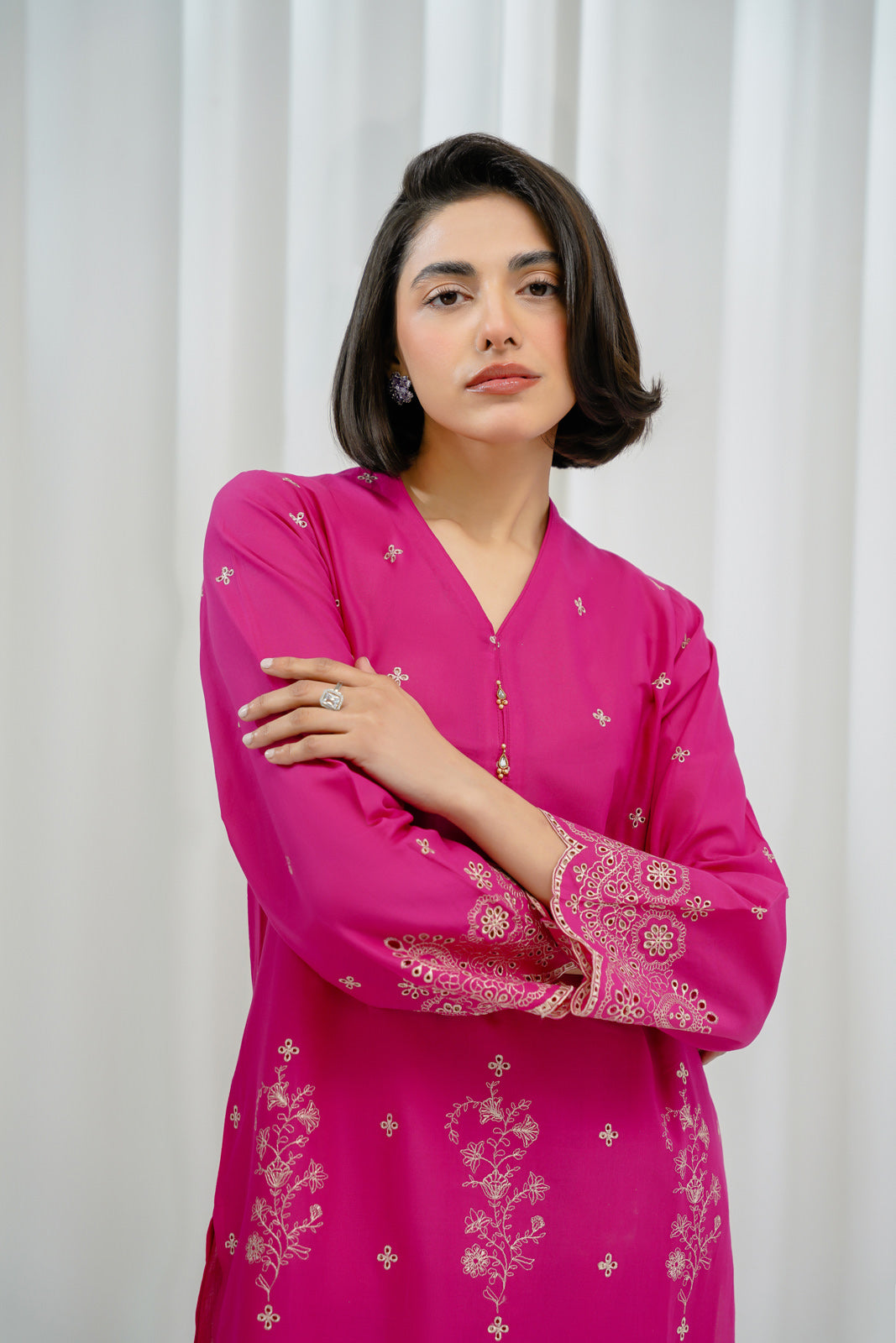 2 Piece Lawn Embroidered Suit (BA0140)