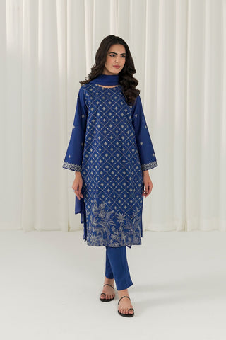 3 Piece Lawn Embroidered Suit (CS0040)