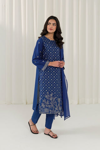 3 Piece Lawn Embroidered Suit (CS0040)