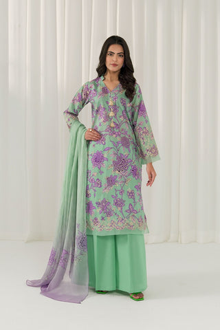 3 Piece Printed Lawn Embroidered Suit (PD1360)