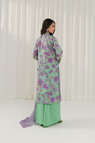 3 Piece Printed Lawn Embroidered Suit (PD1360)