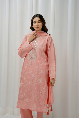 3 Piece Lawn Embroidered Suit (BA0157)