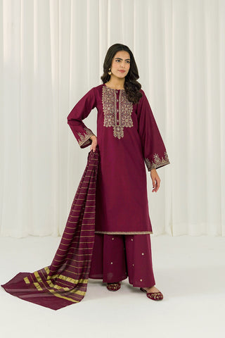 3 Piece Lawn Embroidered Suit (CS0035)