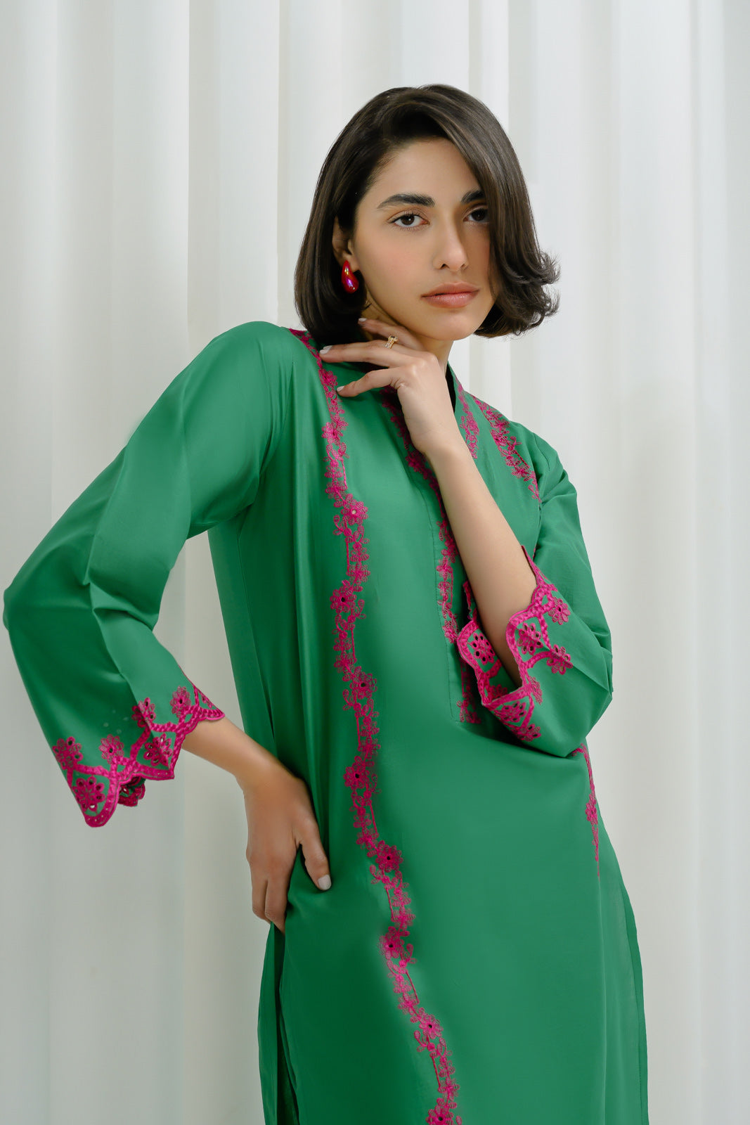 2 Piece Lawn Embroidered Suit (BA0151)