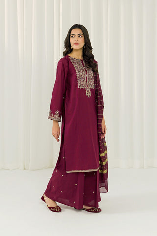 3 Piece Lawn Embroidered Suit (CS0035)