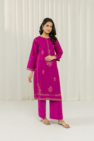 2 Piece Lawn Embroidered Suit (CS0021)