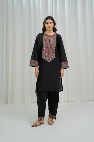 2 Piece Lawn Embroidered Suit (CS0007)