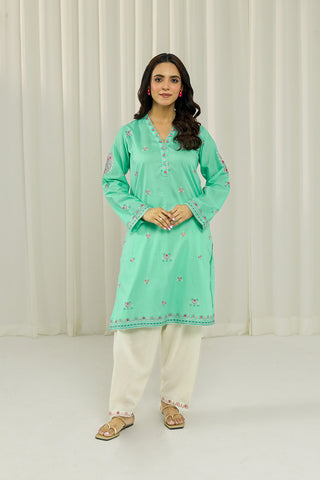 2 Piece Lawn Embroidered Suit (CS0023)