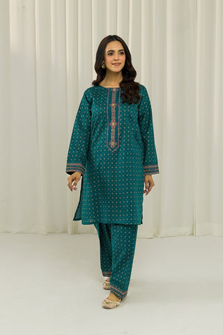 2 Piece Printed Lawn Embroidered Suit (CS0022)