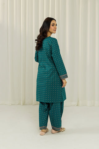 2 Piece Printed Lawn Embroidered Suit (CS0022)