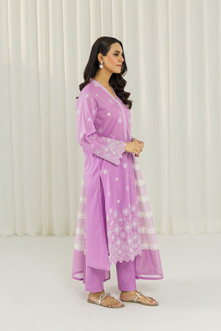 3 Piece Lawn Embroidered Suit (CS0042)