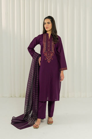 3 Piece Lawn Embroidered Suit (CS0006)