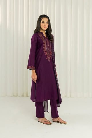 3 Piece Lawn Embroidered Suit (CS0006)