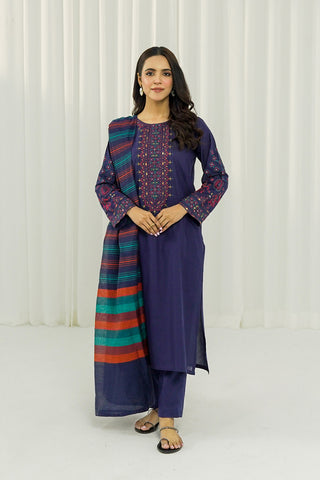 3 Piece Lawn Embroidered Suit (CS0029)