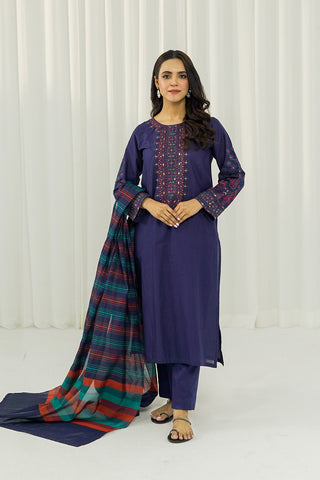 3 Piece Lawn Embroidered Suit (CS0029)