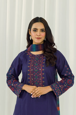 3 Piece Lawn Embroidered Suit (CS0029)