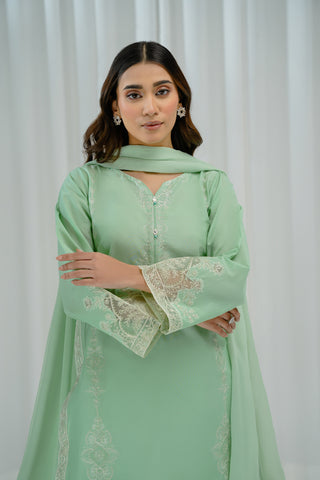 3 Piece Lawn Embroidered Suit (CS0002)