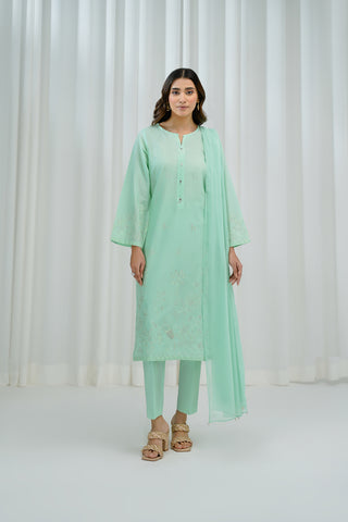 3 Piece Lawn Embroidered Suit (BA0139)