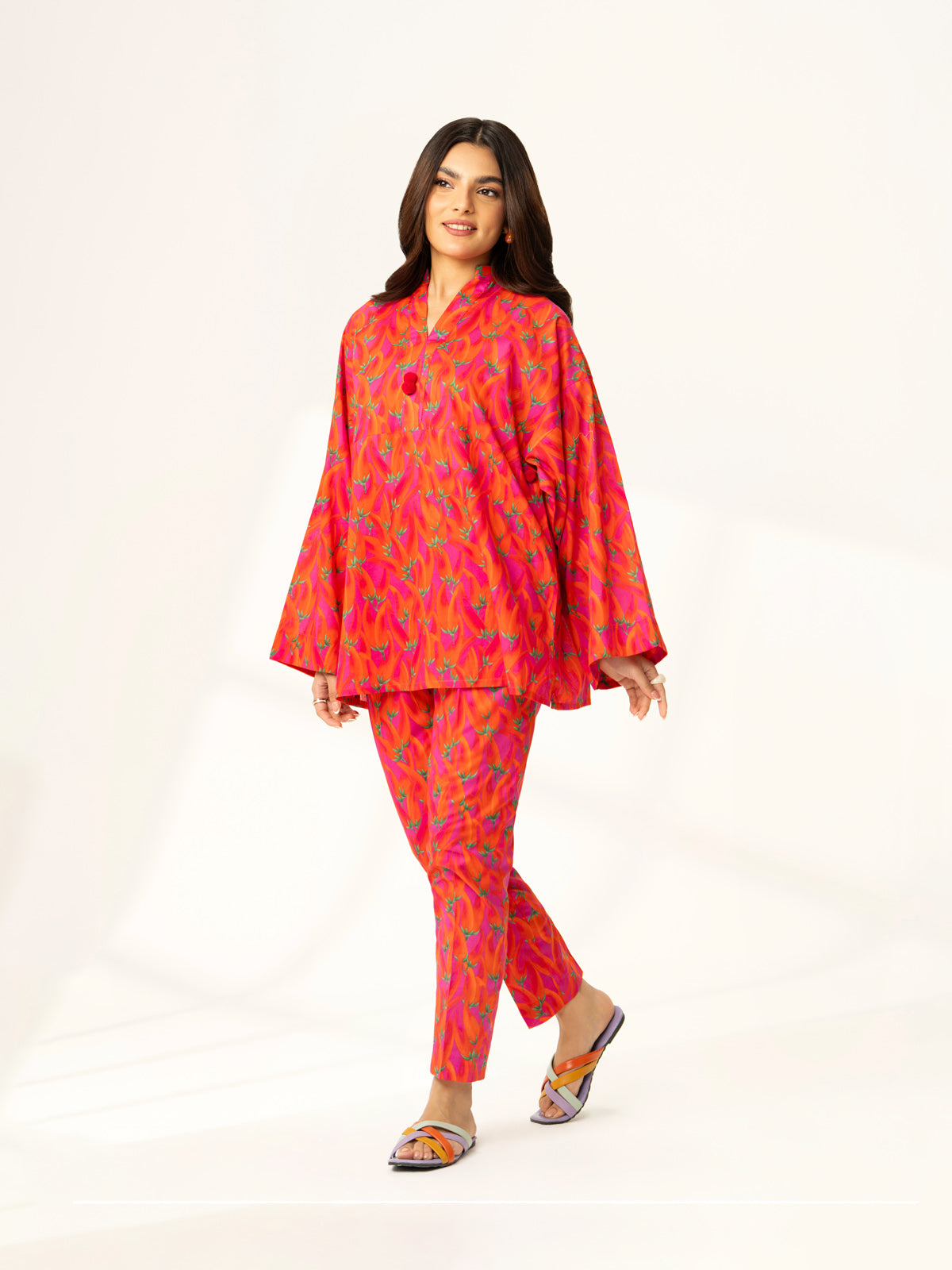 2 Piece Printed Lawn Printed Suit (PD1337)