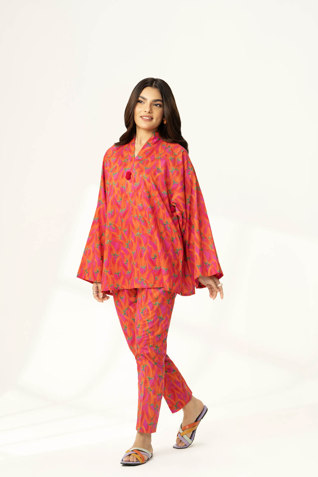 2 Piece Printed Lawn Printed Suit (PD1337)