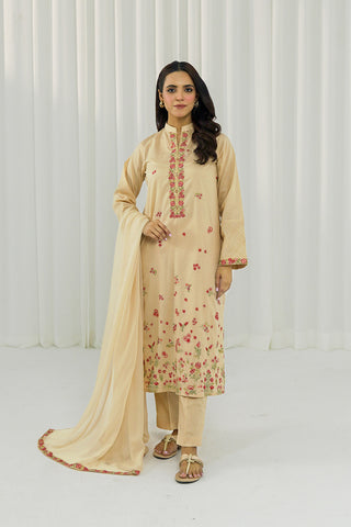 3 Piece Lawn Embroidered Suit (BA0162)