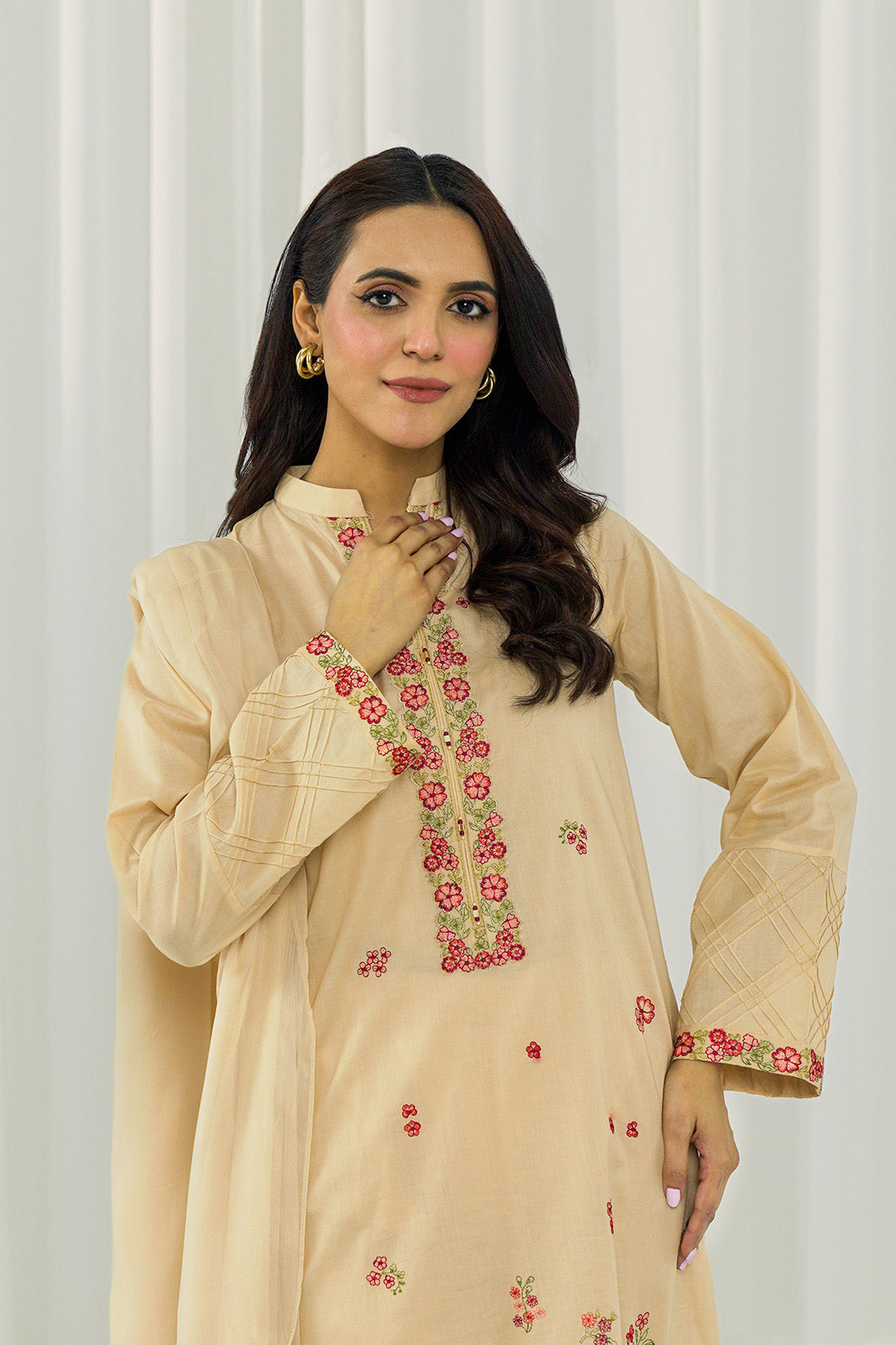 3 Piece Lawn Embroidered Suit (BA0162)