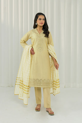 3 Piece Lawn Embroidered Suit (CS0044)