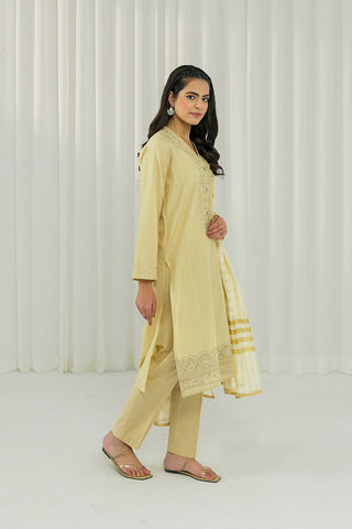 3 Piece Lawn Embroidered Suit (CS0044)