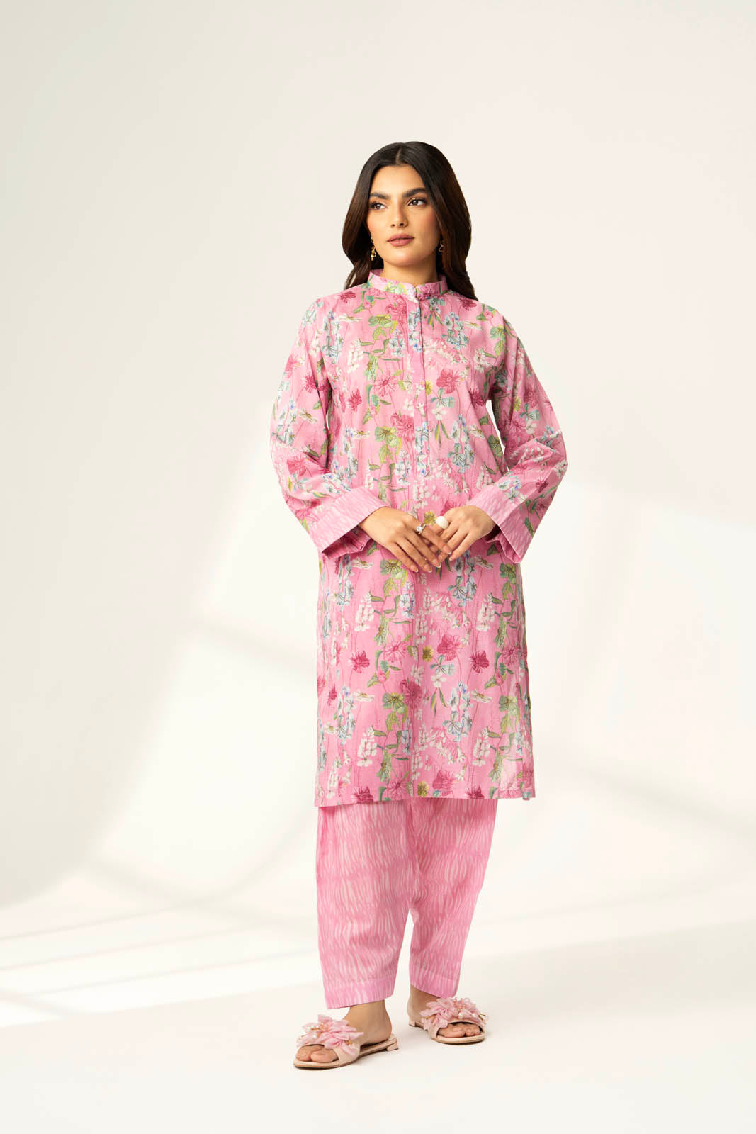 2 Piece Printed Lawn Printed Suit (BE0036)