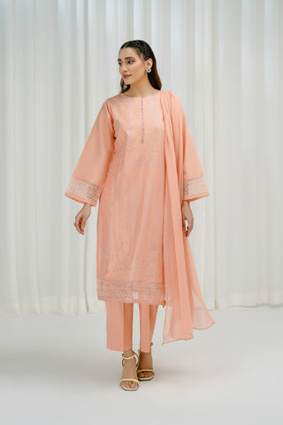 3 Piece Lawn Embroidered Suit (BA0156)