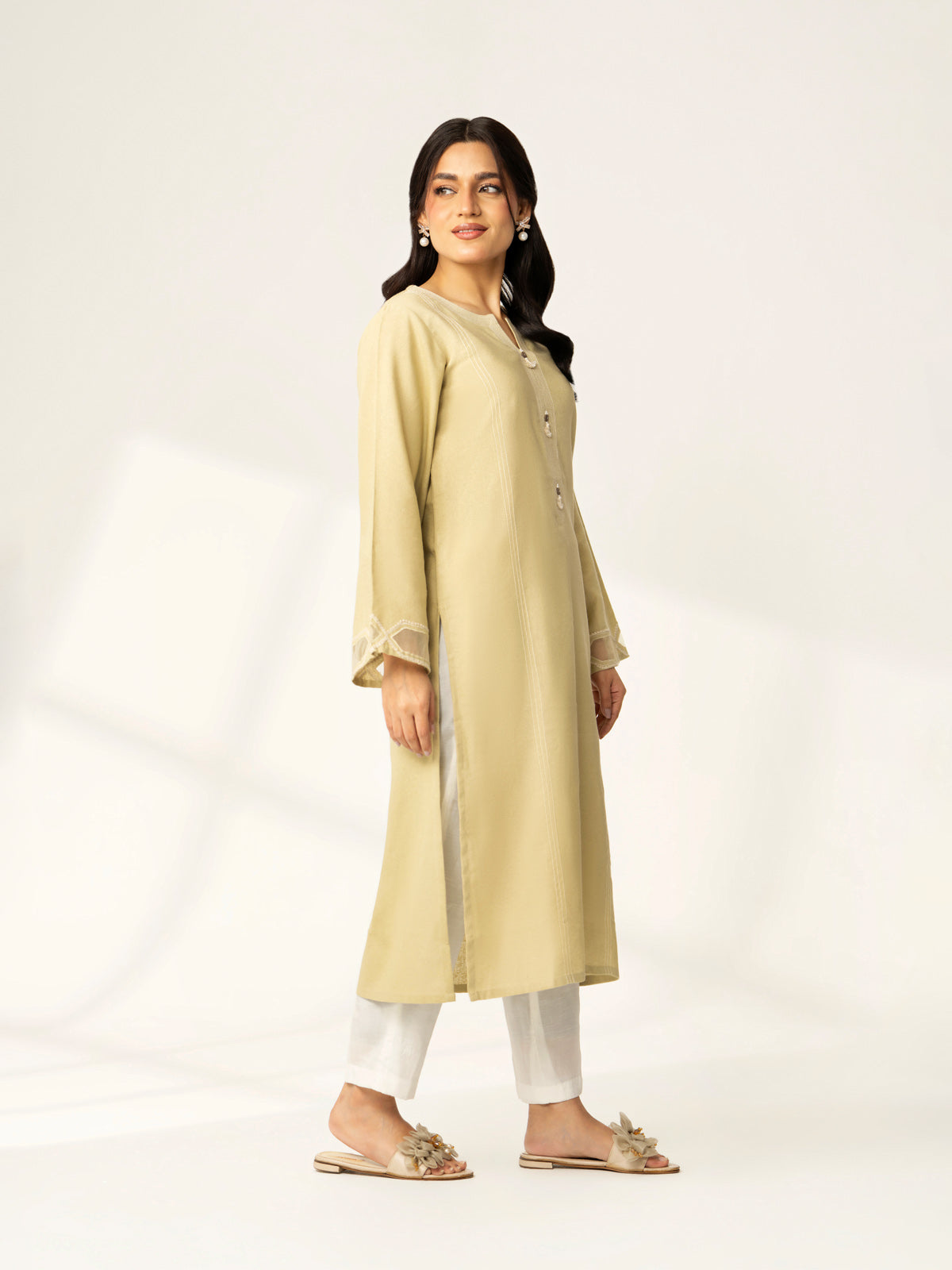 1 Piece Cotton Karandi Solid Shirt (HB1259)