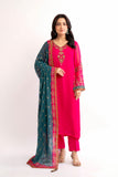 3 Piece Pink Embroidered Suit (AP0050)