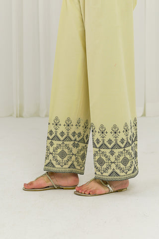 1 Piece Cambric Embroidered Culottes (CB0002)