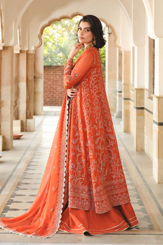 3 Piece Chiffon Embroidered Unstitched Suit (AU0013)