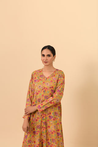 2 Piece Unstitched Printed Lawn Emb Suit (UC0015)