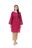 1 Piece Slub Khaddar Embroidered Shirt (HB1248)