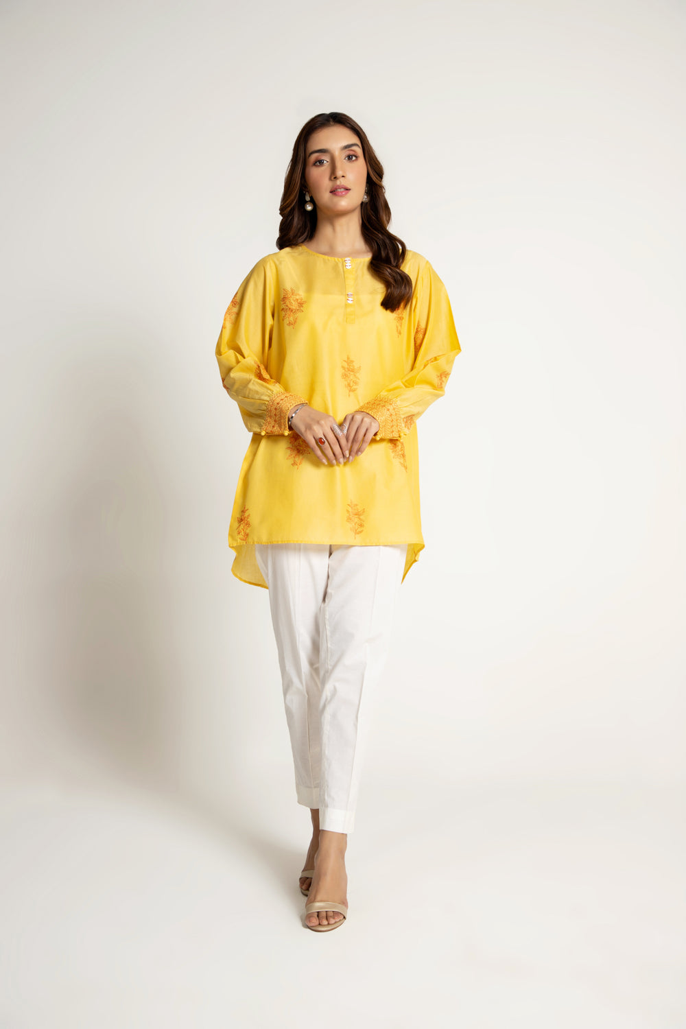 1 Piece Lawn Embroidered Shirt (BZ0065)