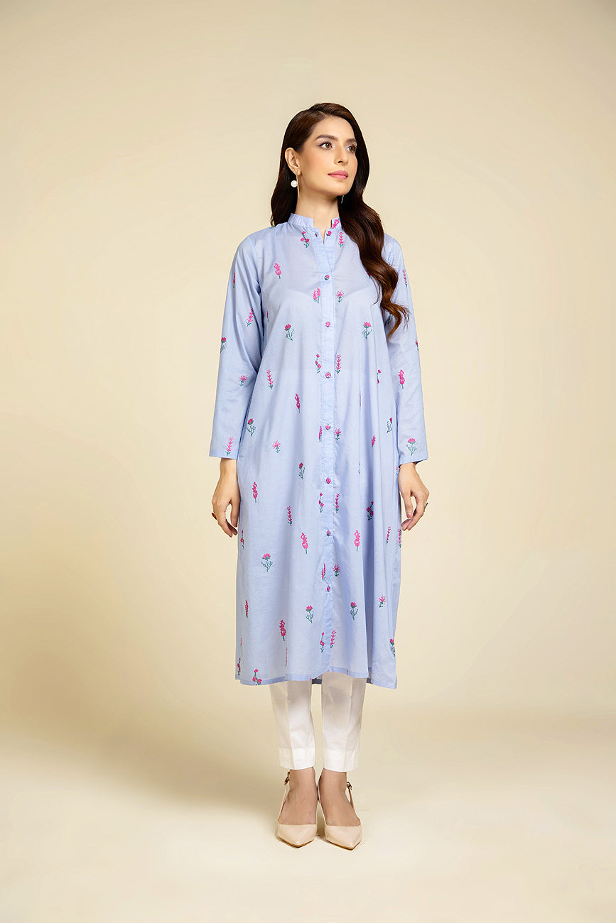 1 Piece Lawn Embroidered Shirt (BZ0067)