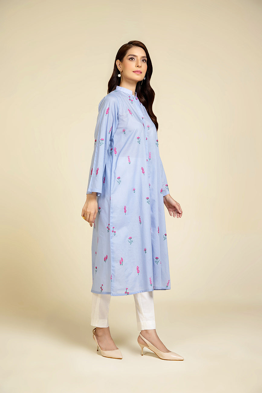 1 Piece Lawn Embroidered Shirt (BZ0067)