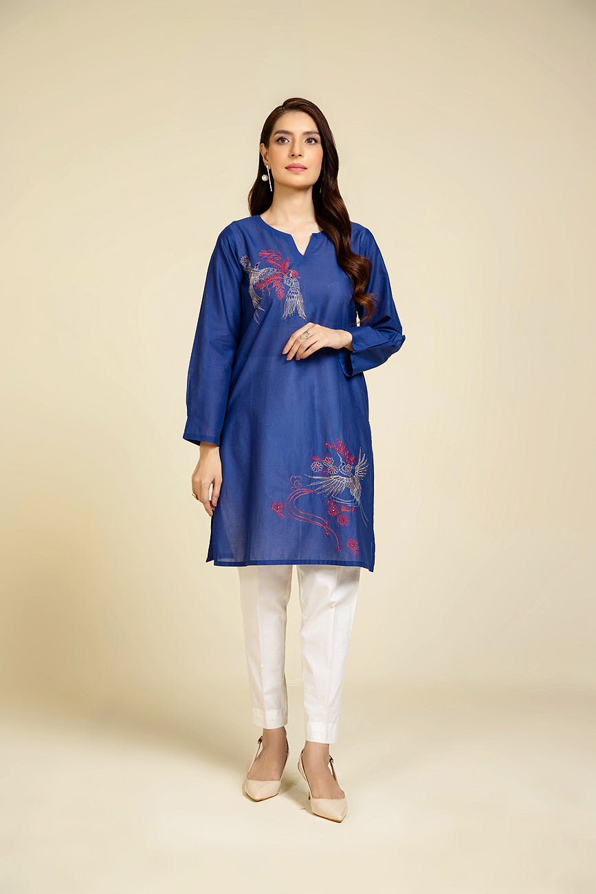 1 Piece Lawn Embroidered Shirt (BZ0071)