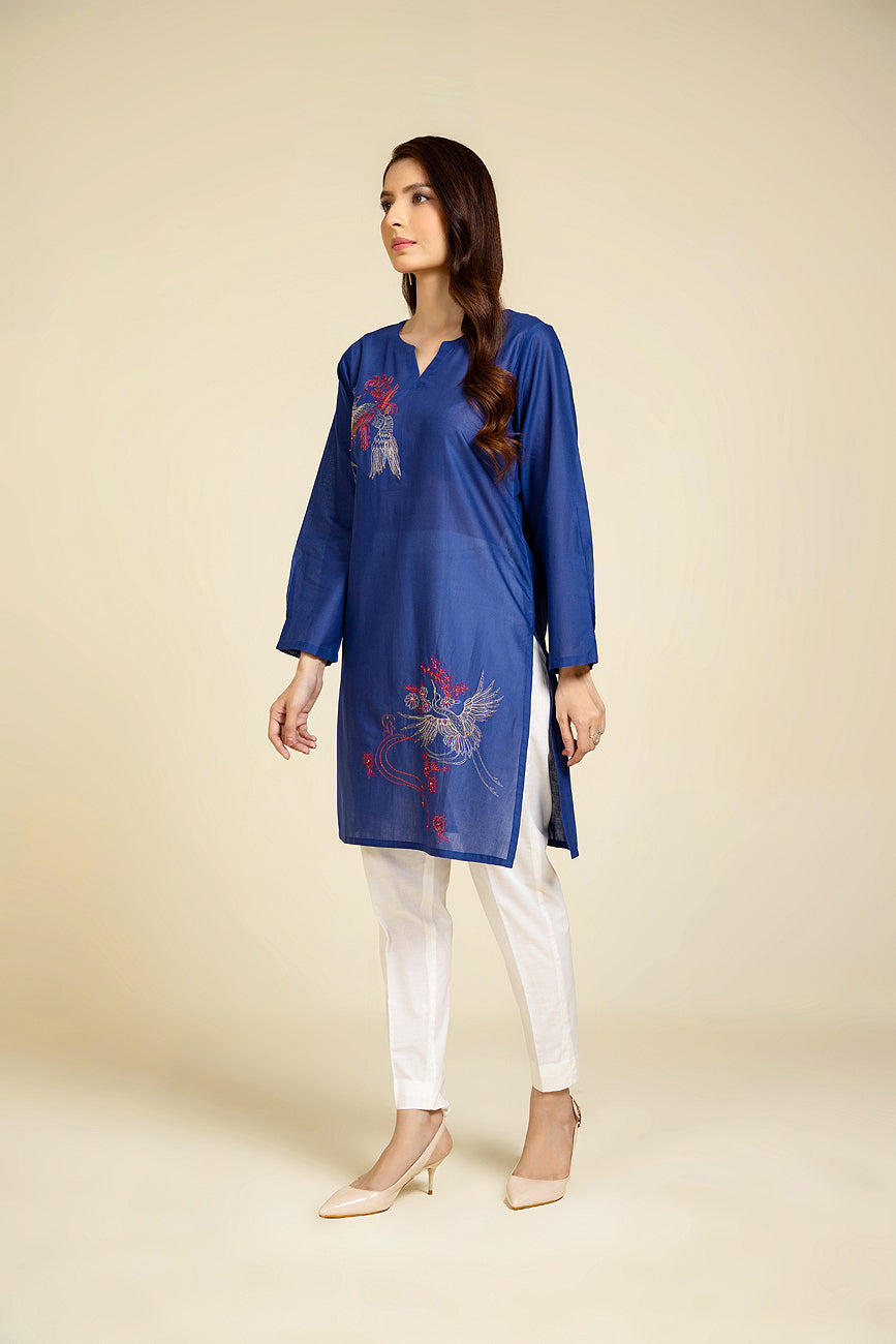 1 Piece Lawn Embroidered Shirt (BZ0071)