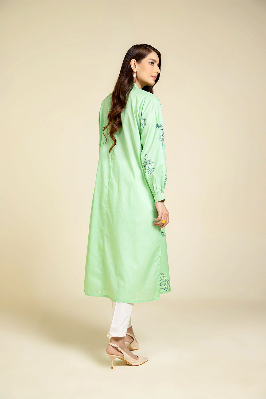 1 Piece Lawn Embroidered Shirt (BZ0076)