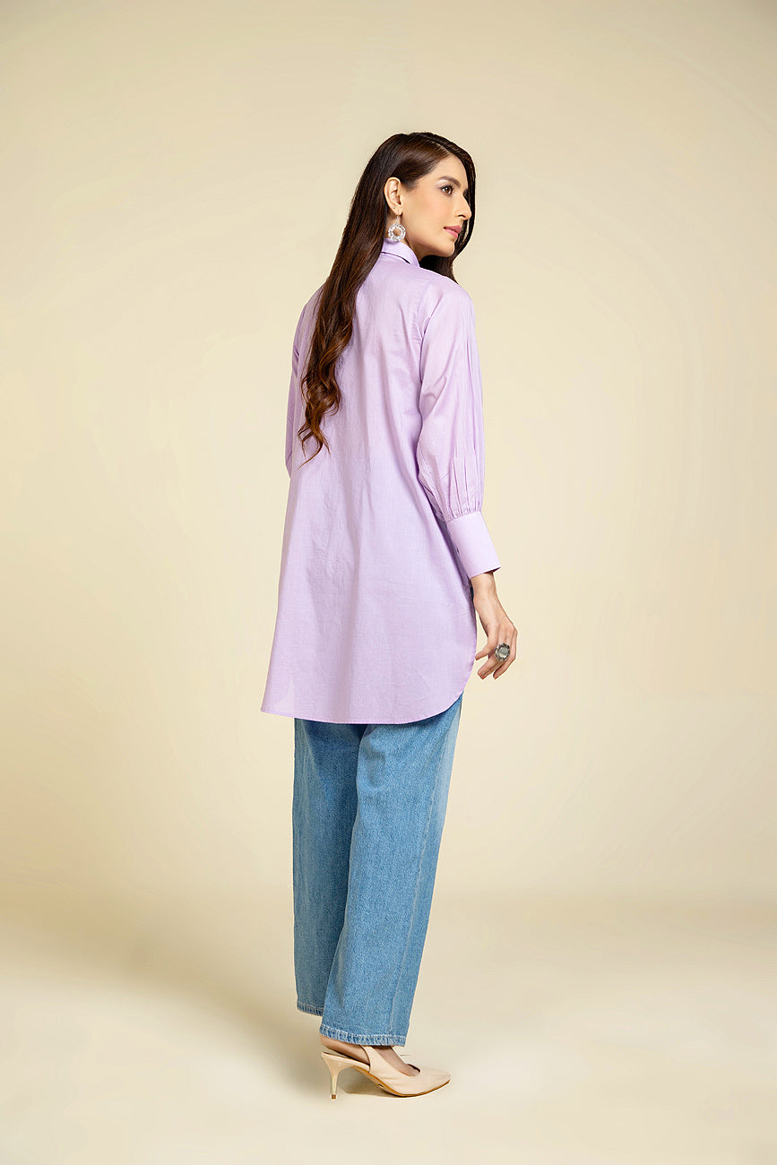 1 Piece Lawn Solid Shirt (BZ0072)