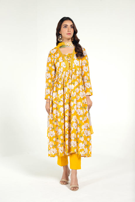 Casual lawn dress on sale design