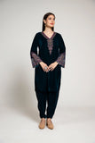 2 Piece Velvet Embroidered Suit (AV0007)