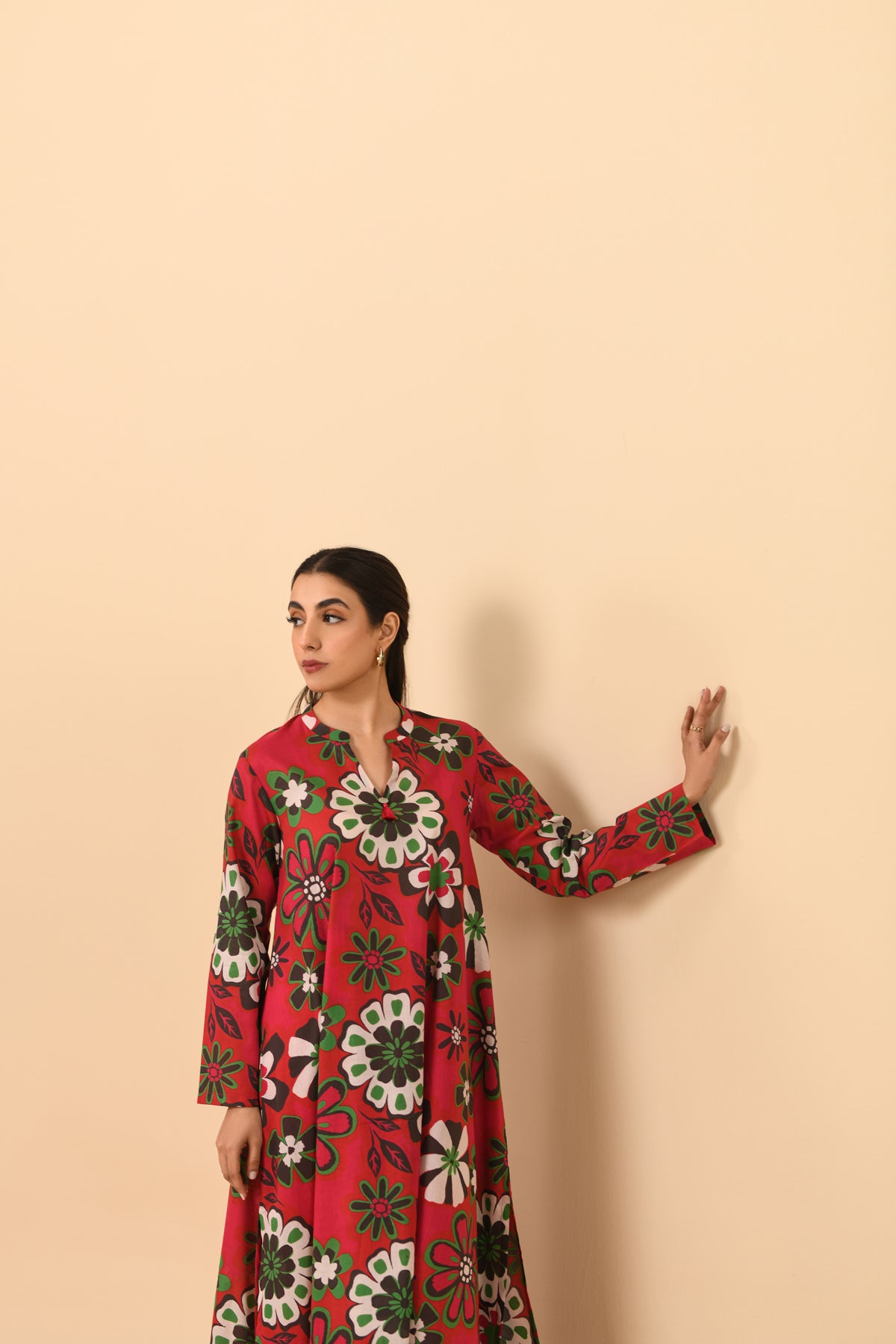 2 Piece Unstitched Printed Lawn Suit (DU0436)