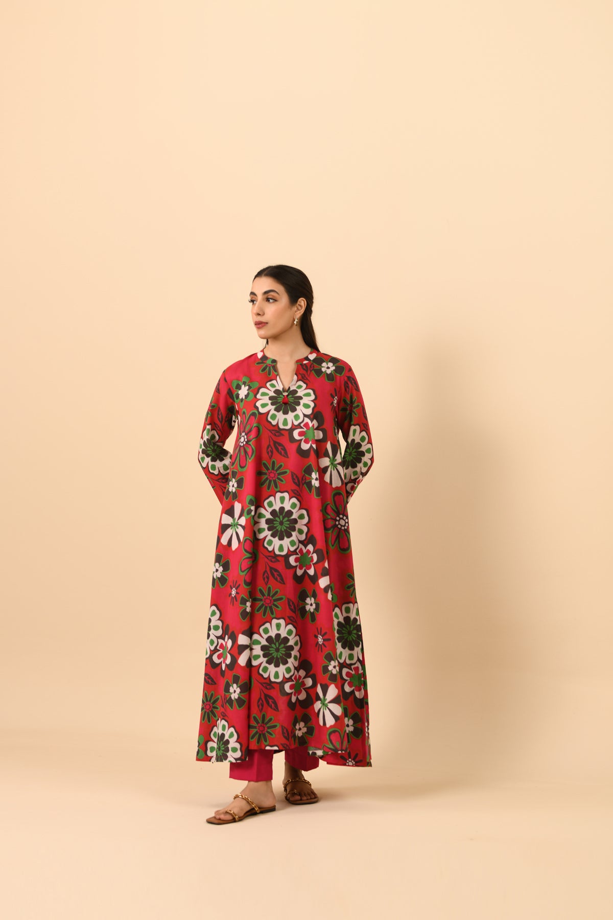 2 Piece Unstitched Printed Lawn Suit (DU0436)