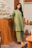 2 Piece Slub Khaddar Embroidered Suit (AE0036)