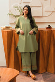 2 Piece Slub Khaddar Embroidered Suit (AE0036)